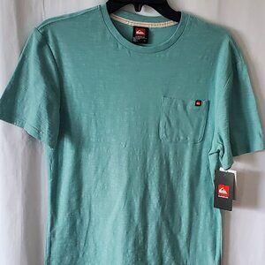 NWT! Men's Quicksilver Shirt -Jade gray  Size: XS  Perfect Gift!